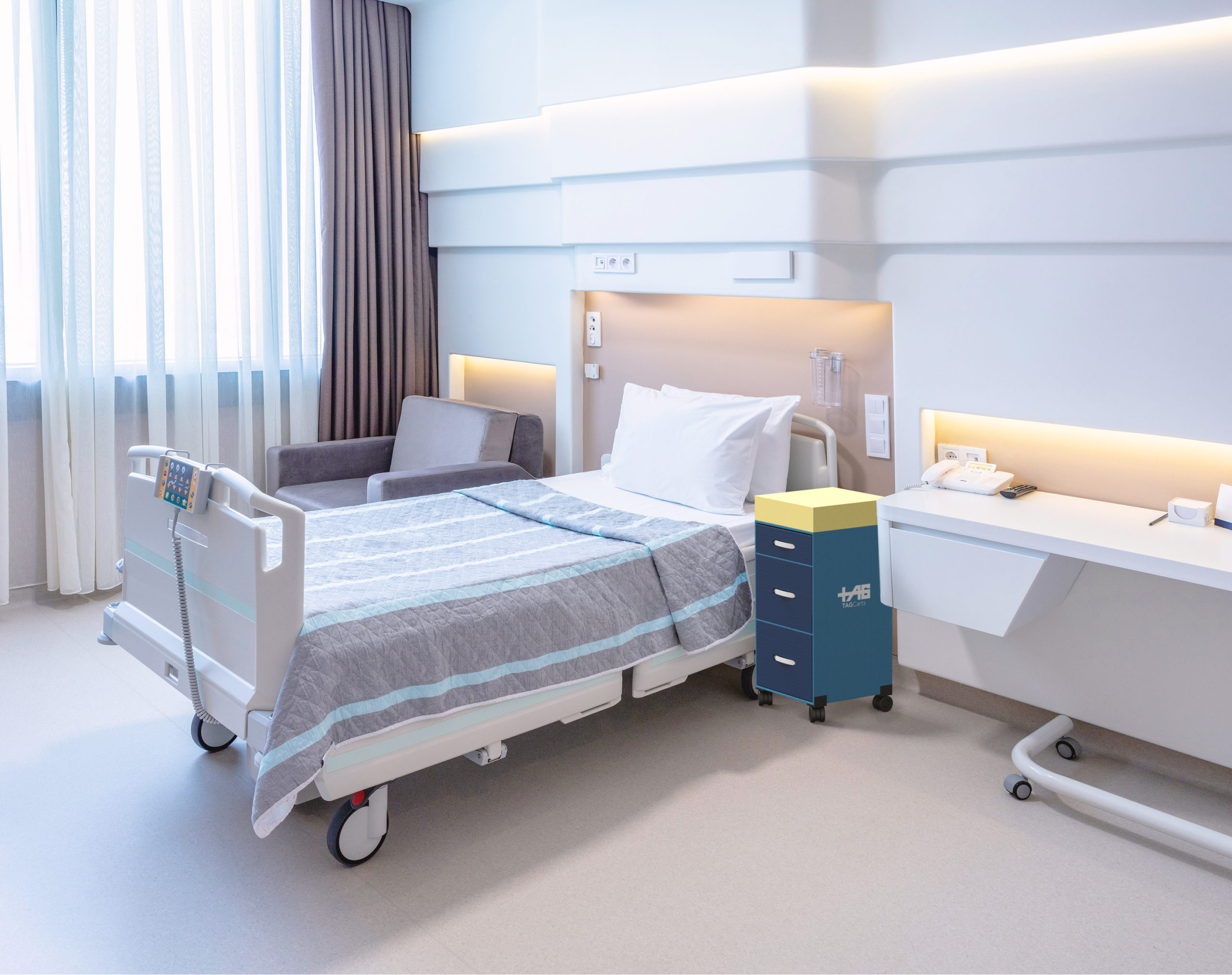 HEROCart Nurse-Server Bedside