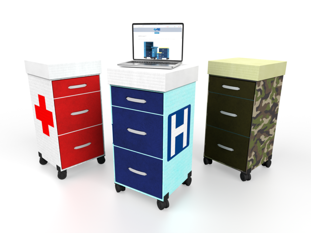 HEROCart Disaster Emergency Response Bedside Cart Family